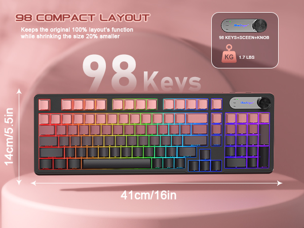 gaming keyboard with number pad usb wired keyboard Rainbow keyboard