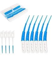 ACSKD Dental Picks for Teeth Cleaning Health,300 Count Dual-Use Toothpicks,144 Count Angled Dispo...