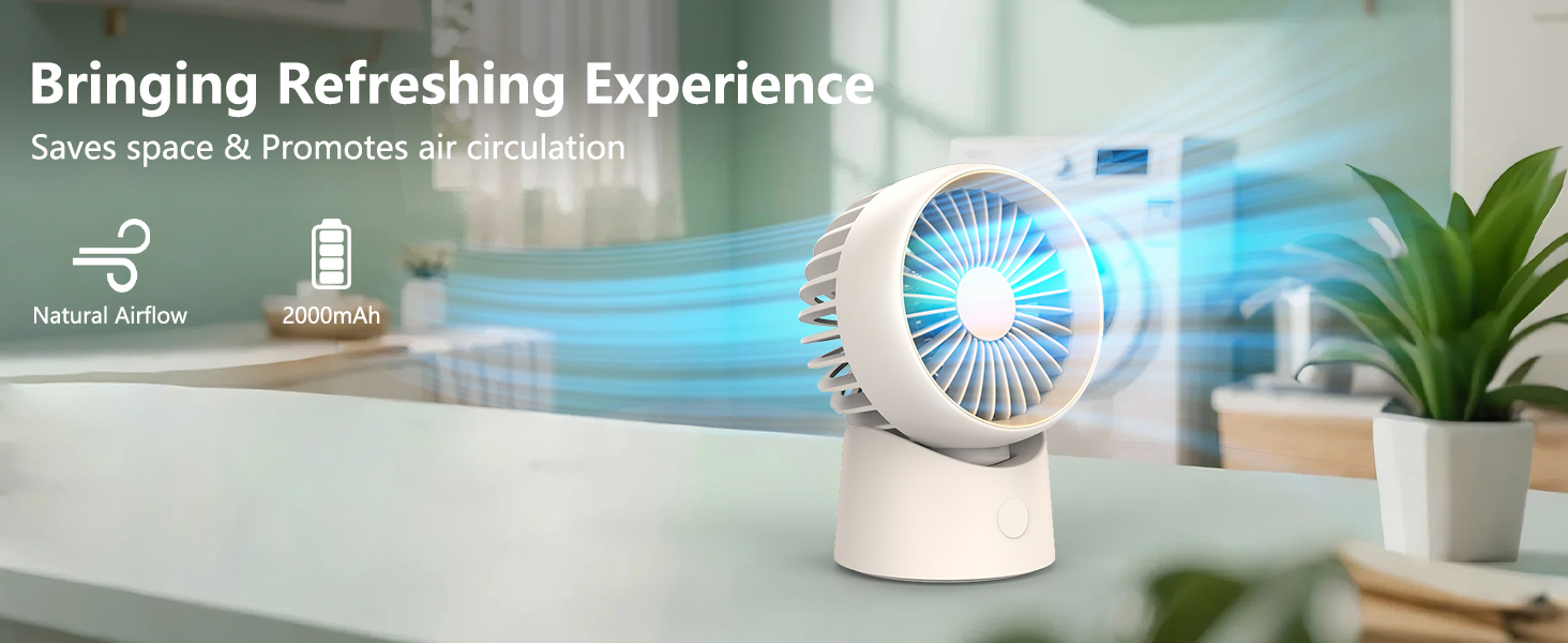 Mini Desktop Circulating Fan