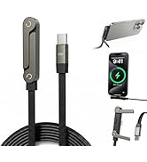 USB C to Lightning 2 in 1 Invisible Holder Charger Cable, MFi Certified 30W PD Fast Charging Cord...