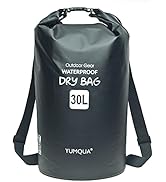 YUMQUA Waterproof Dry Bag Backpack 5L/10L/20L/30L/40L, Roll Top Floating Waterproof Storage Bags ...