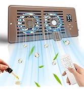 Smart Register Booster Fan for 4" x 10" Vents, 10-Speed AC Heating Cooling Vent Fan with 2 Scent ...