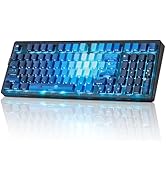 ZORNHER ZH980 Wireless Mechanical Gaming Keyboard,95% Blue Hot-Swappable Custom Creamy Keyboard w...