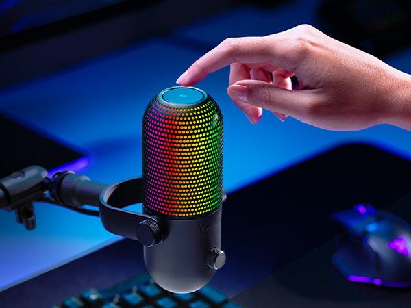 recording streaming dynamic portable Tap-to-Mute Sensor Razer Seiren V3 for PC computer iphone 