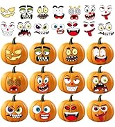 OHOME Halloween Party Favors - 36 Pack DIY Pumpkin Face Stickers for Kids - Halloween Games Toys ...