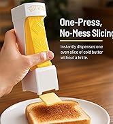 xyadyhz Handheld Butter Slicer - One Press Butter Dispenser Cutter with Stainless Steel Blade - K...