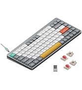 nuphy Air75 V2 Portable 75% Mechanical Keyboard,Wireless Keyboard,Supports Bluetooth/2.4G/USB-C R...