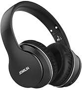JOMILIN B9 Wireless Headphones Over-Ear, 60 Hours Playtime Lightweight Folding Hi-fi Stereo Bass ...