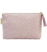 BAGSMART Small Cosmetic Bag, Elegant Roomy Makeup Bags,lipstick pouch,Zipper Pouch,Great Gifts fo...