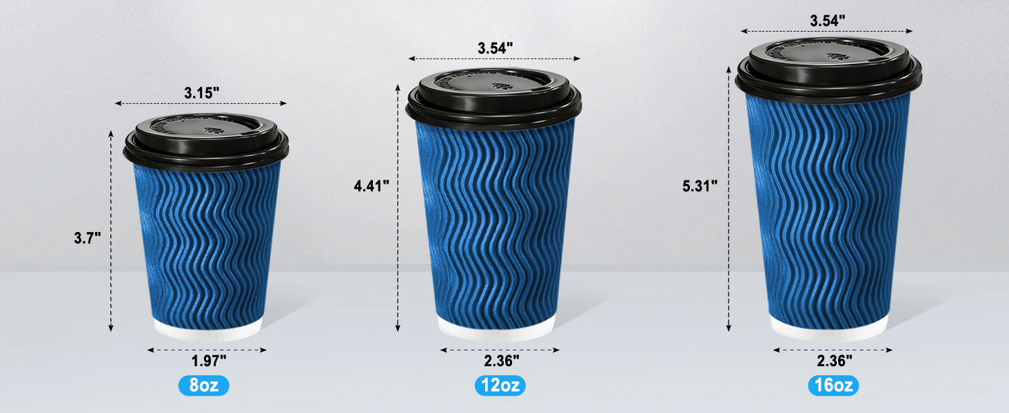 8 oz coffee cups with lids