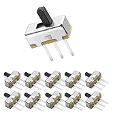 ON Off Switch, SPDT Micro Switch Mini Switches Small Slide Toggle 1p2t for PCB Arduino Breadboard