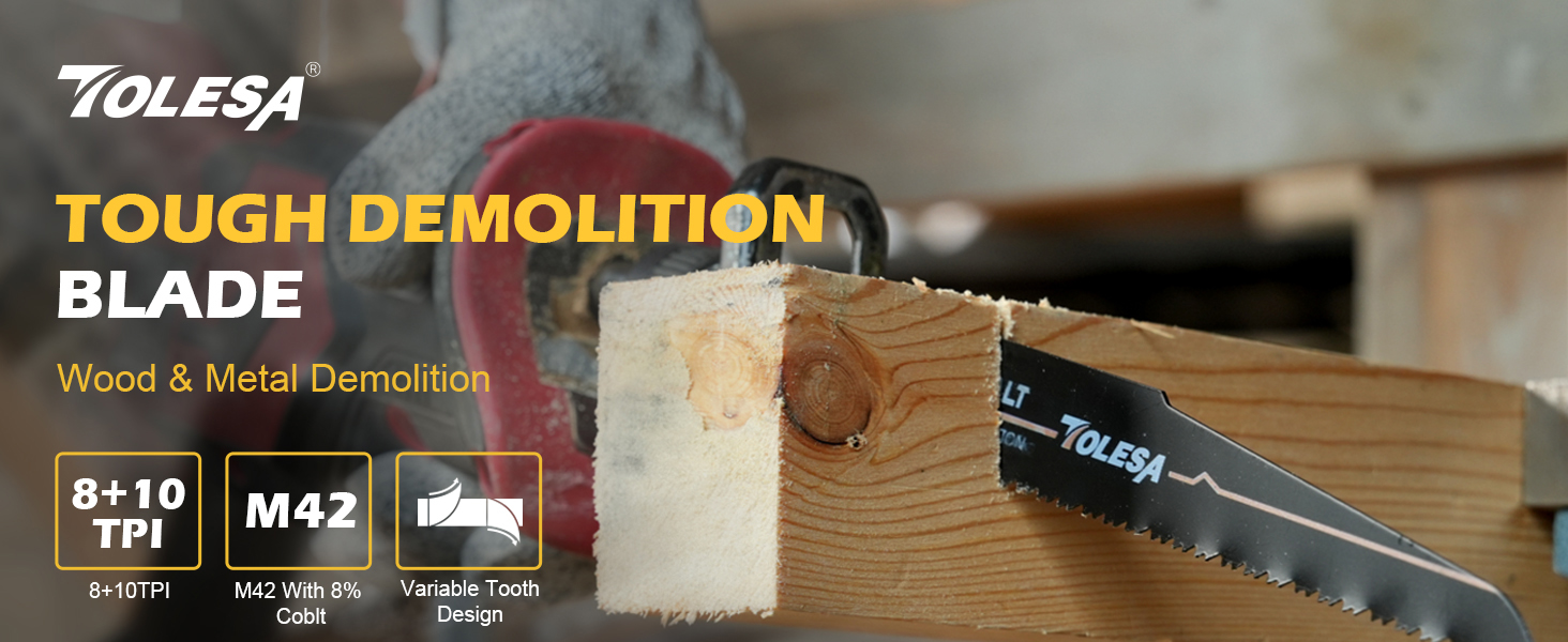 reciprocating saw blades