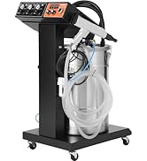 VEVOR Powder Coating System - 40W 100KV Electrostatic Output Kit with 50L Powder Hopper, 450g/Min...