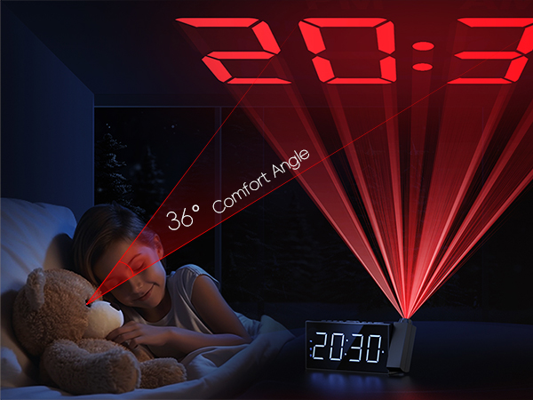 projector clock bedroom ceiling