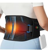 Comfytemp Cordless Heating Pad with Back Brace for Lower Back, FSA Eligible HSA Portable Wireless...