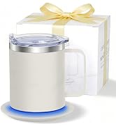 Zhenglu Coffee Warmer with Mug Set, Self Heating Coffee Cup, USB Powered Heated Mug Maintains 131...