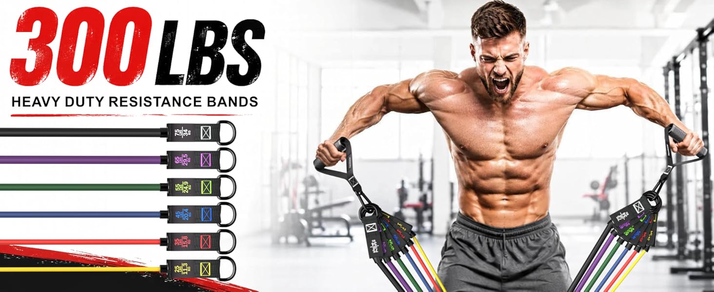 300 LBS HEAVY DUTY RESISTANCE BAND
