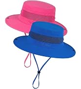 HONGTEYA Kids Sun Hat UPF 50+ Toddler Summer Bucket Hat Outdoor Fishing Safari for Boys Girls Age...