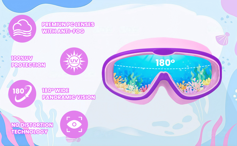 Girl&amp;#39;s swimming goggles