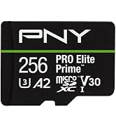 PNY 256GB PRO Elite Prime C10 U3 V30 A2 microSDXC Flash Memory Card