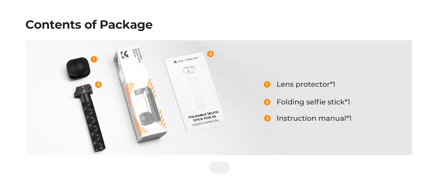 Insta360 X5 Foldable Selfie Stick