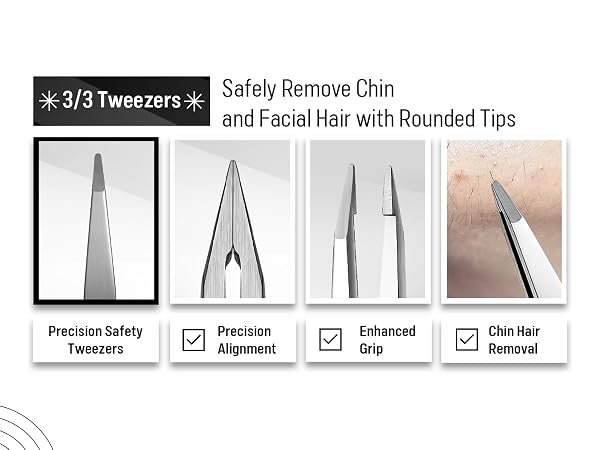 pointed precision ingrown hair tweezers,round tip eyebrow tweezers,splinter tweezers