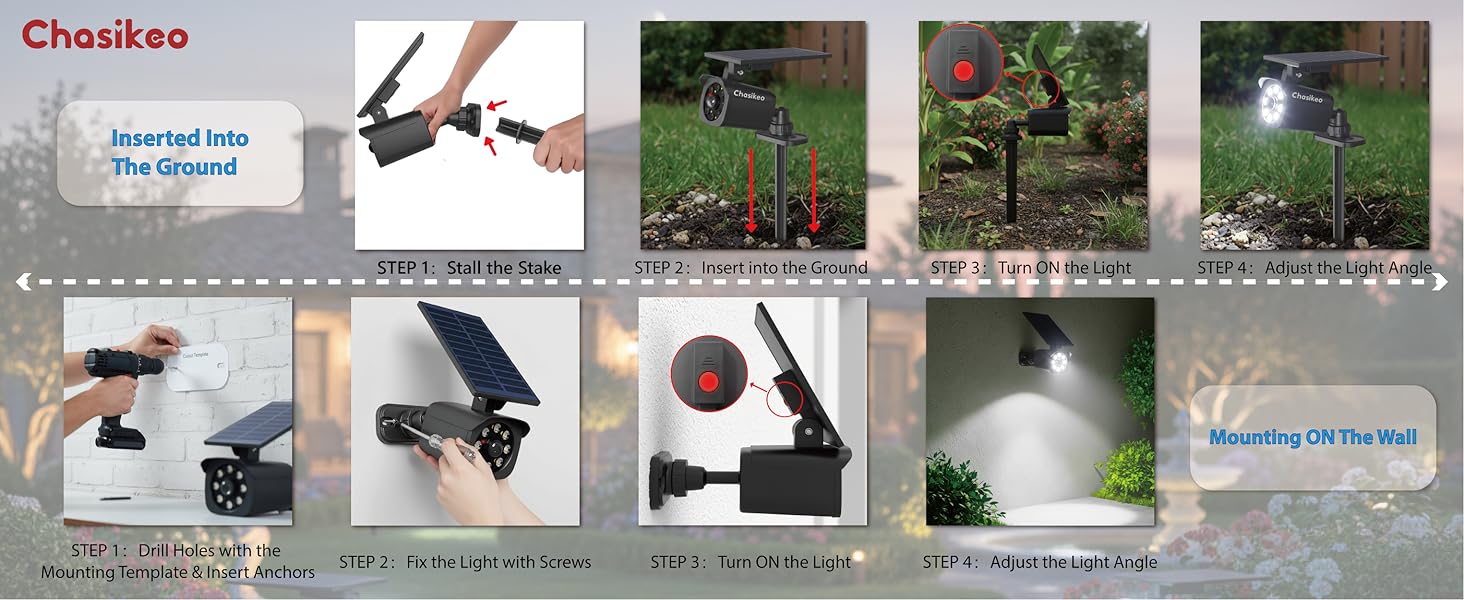 Spot Motion Lights Outdoor Waterproof