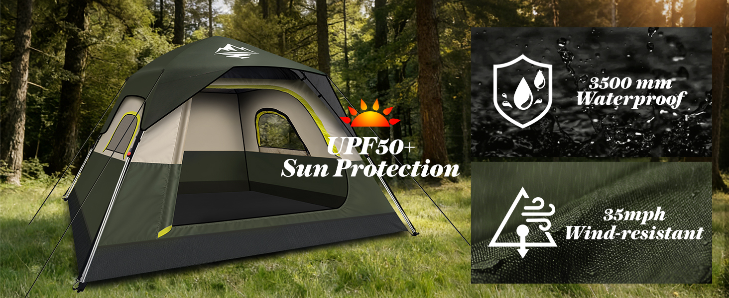 waterproof camping tent