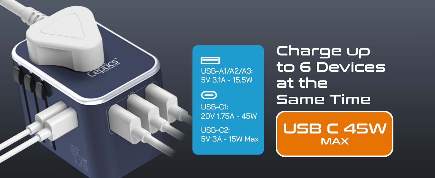 universal power adapter, travel converter and adapter worldwide, travel plug adapter worldwide