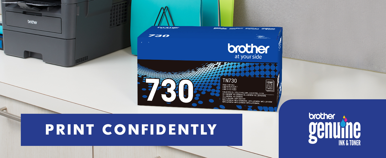 Print Confidently with Brother Genuine Ink &amp; Toner
