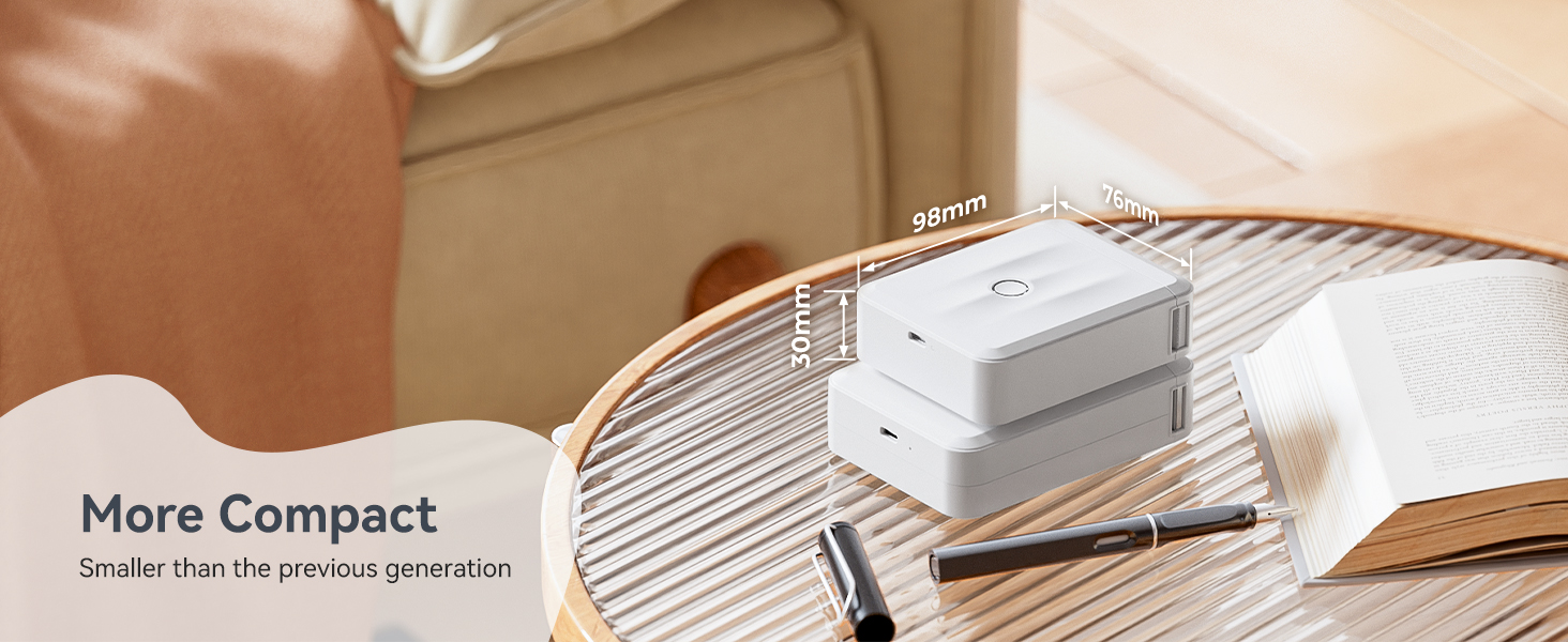 NIIMBOT D110 Upgraded Version Mini Label Maker Machine with Tape