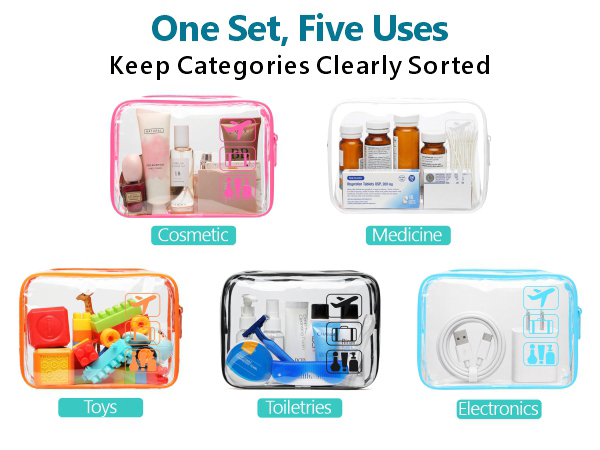 clear cosmetic bag