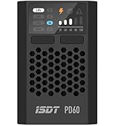 ISDT PD60S XT60 Connector 60W 6A Battery Balance Charger Type-C Input for 1-4S Lipo Battery,Life,...