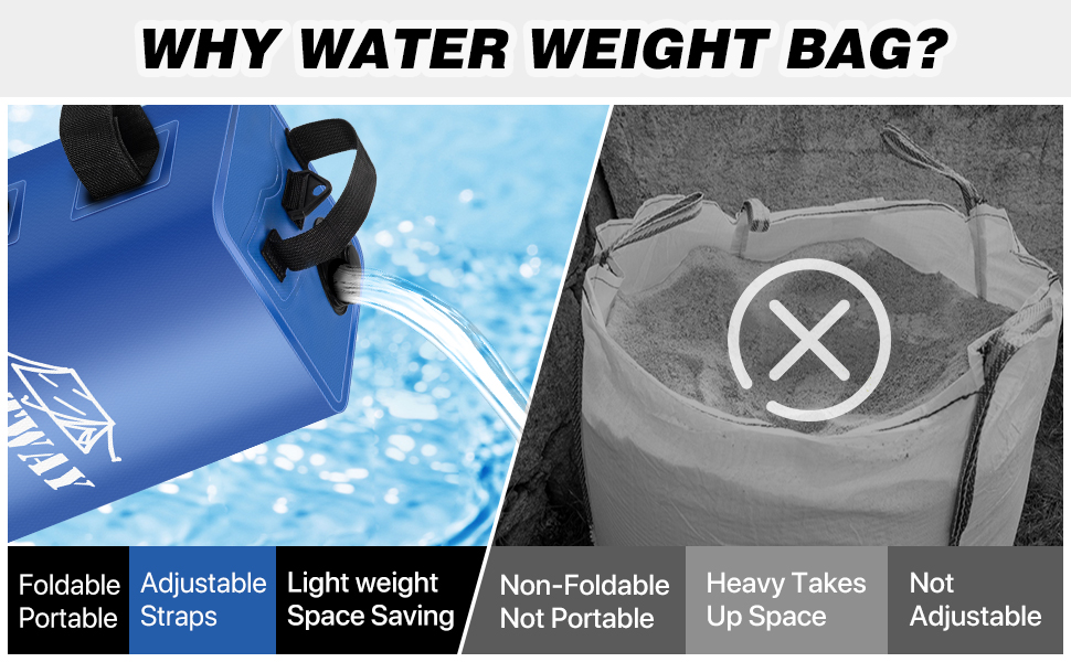 Canopy Water Weight Bag