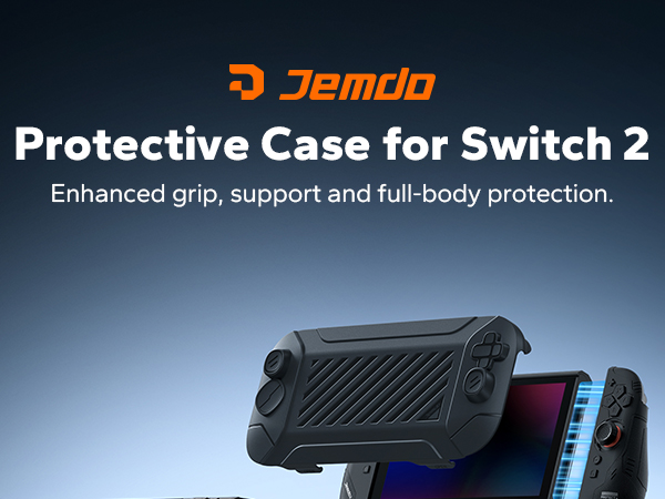 JEMDO Dockable Split Protective Grip Case for Switch 2