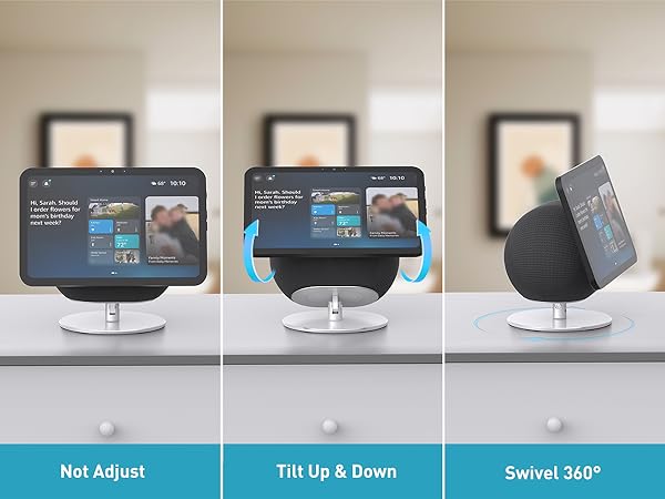 W11-1 Silver-ECHO SHOW 11 STAND SWIVEL