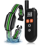 Dog Shock Collar for Puppy/Small/Medium/Large Dogs - 3300FT Rechargeable Dog Training Collar with...