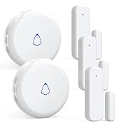 Wieless Door Bells Chimes, AMHEY Door Chime Doorbell with 700ft Operate Range 58 Chimes 5 Volume ...