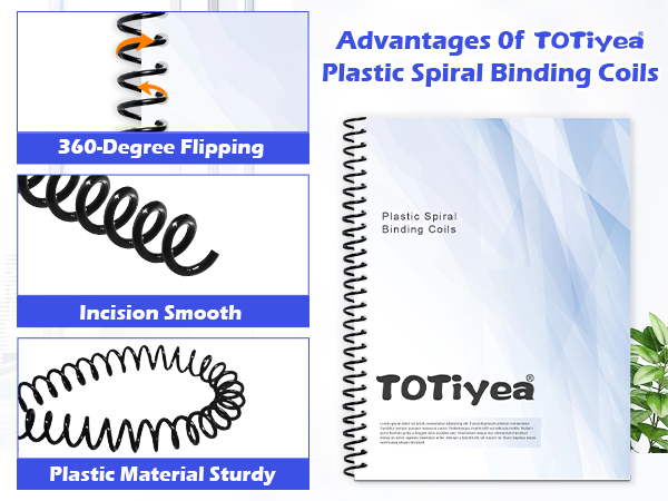 Plastic Spiral Binding Coils