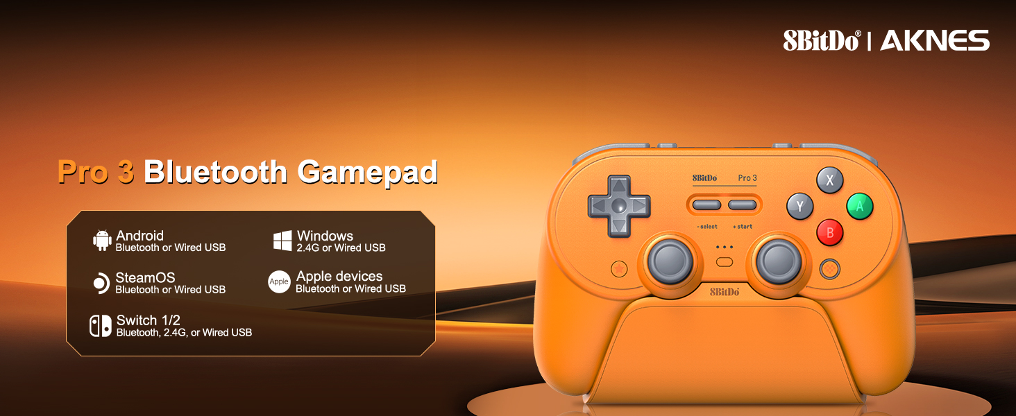 Text reads 'Bluetooth Overview'. Orange interface display showing Bluetooth connection settings and controls with blue circular icons.