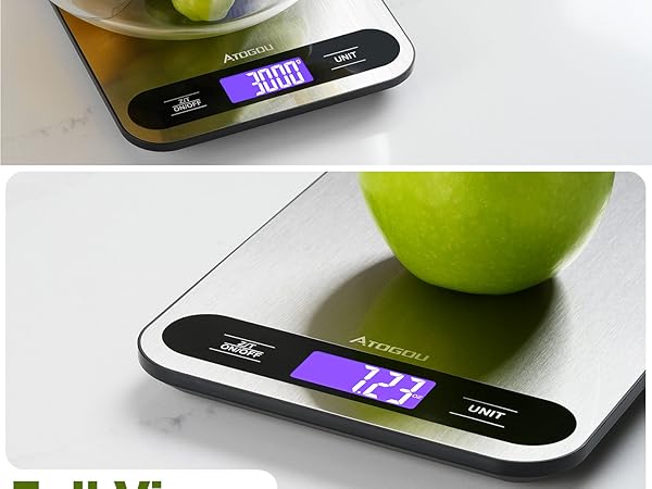 ATOGOU 0.01oz/33lb Food Scale