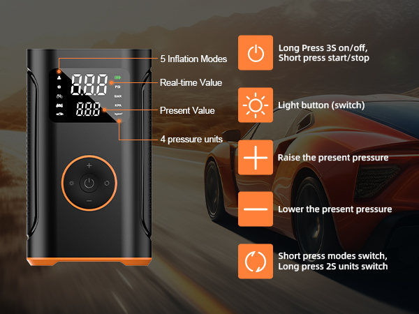 airmoto tire inflator 150 psi