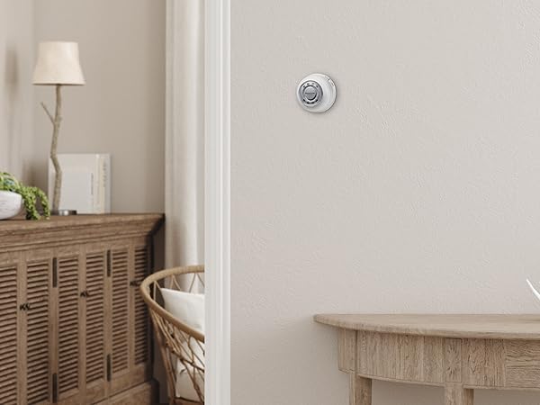 CT87N on wall outside living room