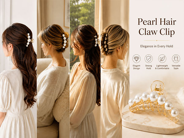 pearl claw clip