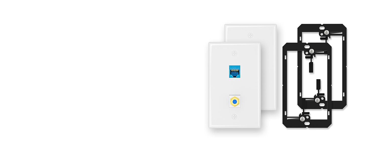 coax ethernet wall plate ethernet coax wall plate coax wall plate coaxial cable wall plate