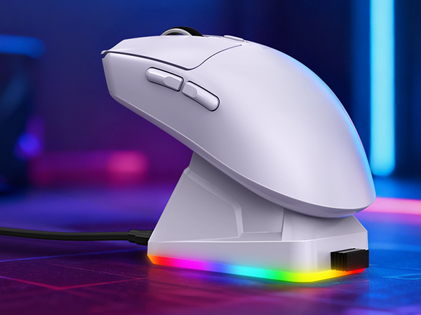 mouse with charge station
