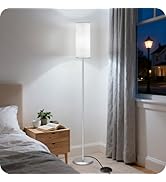 GOEBLESON Dimmable Floor Lamps for Living Room with Remote and Foot Switch, 64.4” Modern Standing...