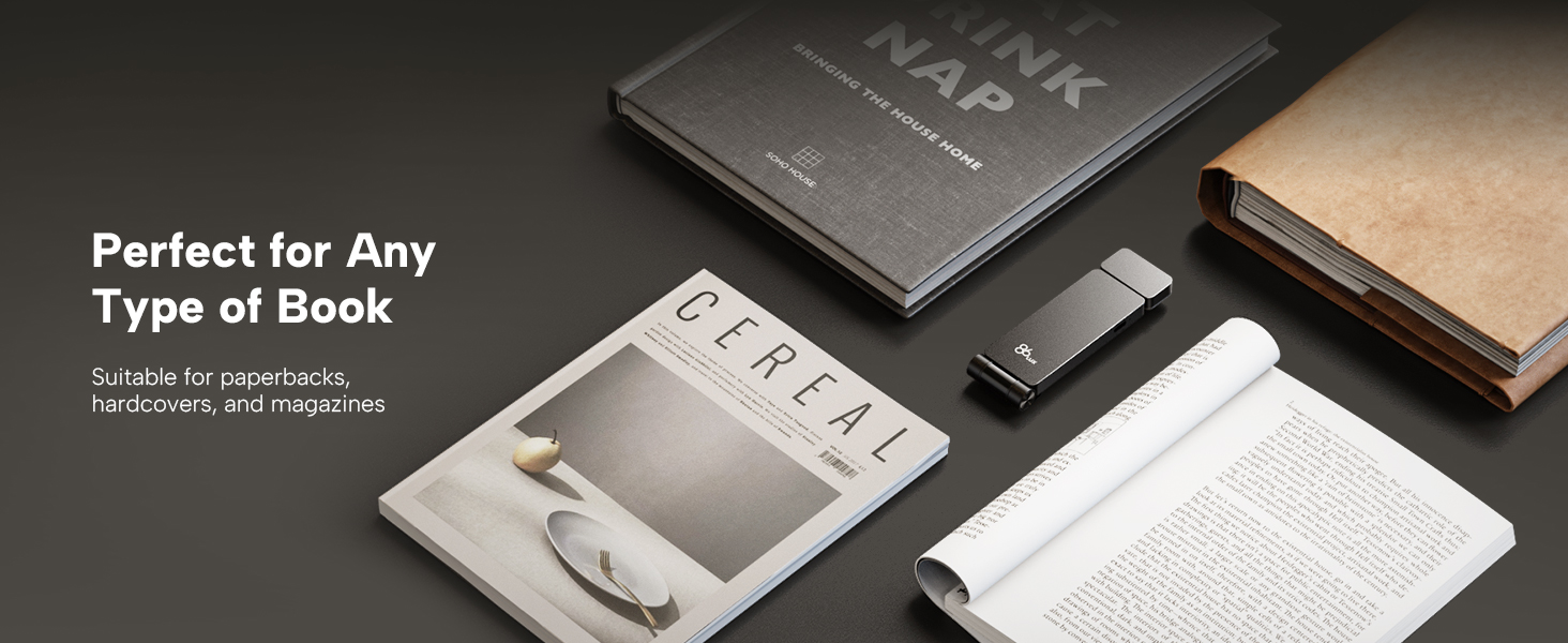 rechargeable book light clip on