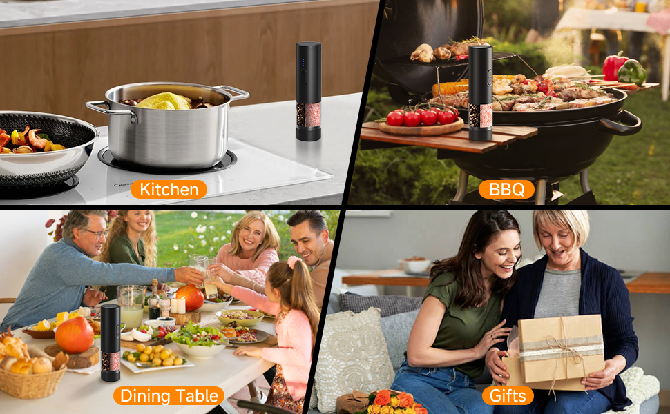 Collage of food and dining scenes showing various dishes, buffet spreads, and dining settings both indoors and outdoors.