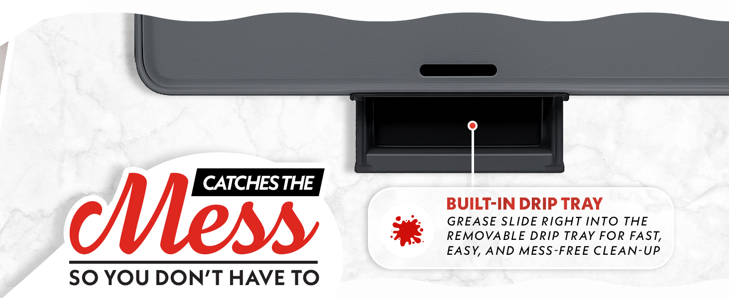 Drip tray grill pan 